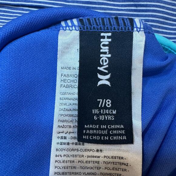 NEW Hurley One Piece Bathing Suit sz 7/8 Girl's Swimsuit - Picture 2 of 4